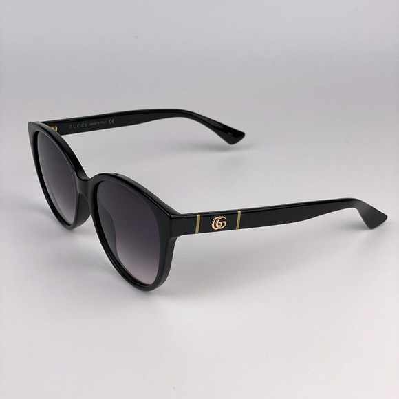 Gucci GG0631S 001 Sunglasses Black Logo Gray Gradient Cat Eye Women main image 9